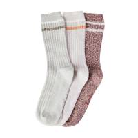 3 Pk Boot Sock Burgundy view