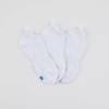 3 Pk Low Cut Cushioned Liner White view