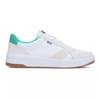 The Court Leather Lace Up White/Green view