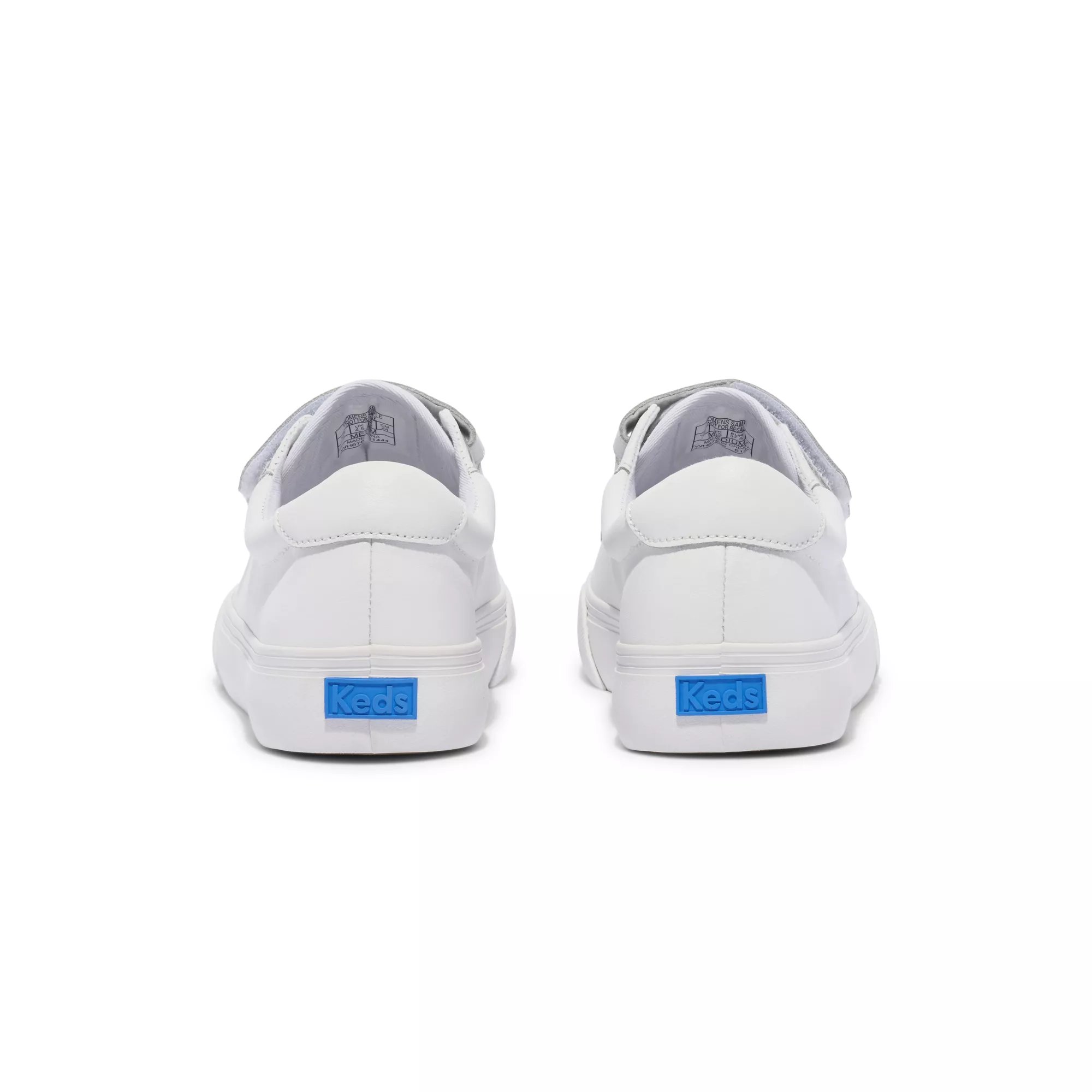 Keds Women's White Jump Kick Leather Alternate Closure | KEDS