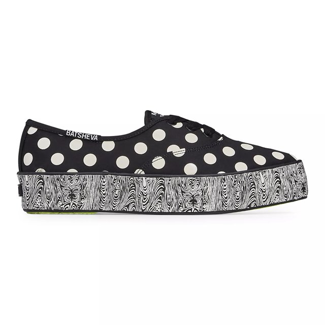x Batsheva Point Polka Dot Lace Up