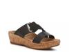 Women's Coco Wedge Sandal Black view
