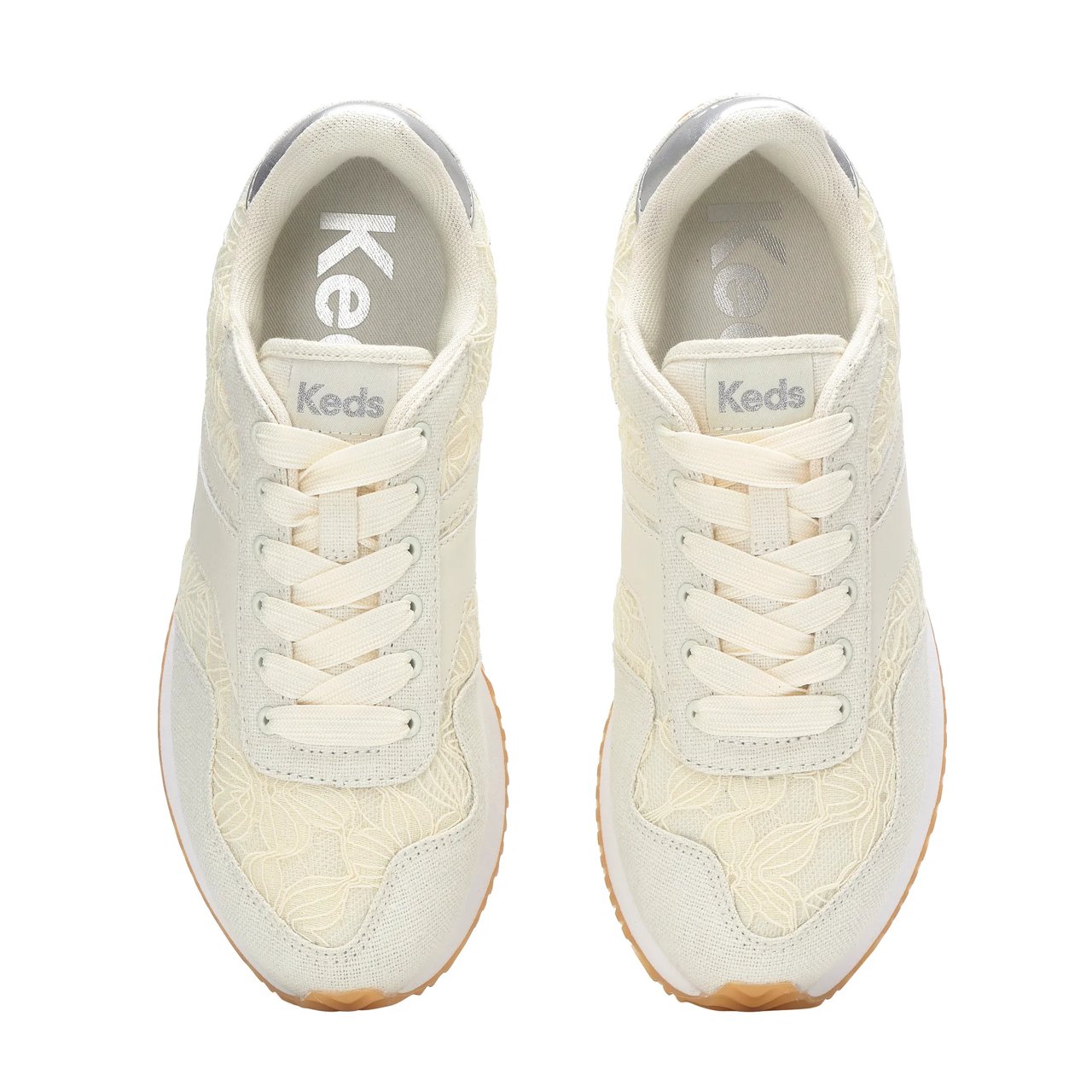 Rena Floral Lace Lace Up