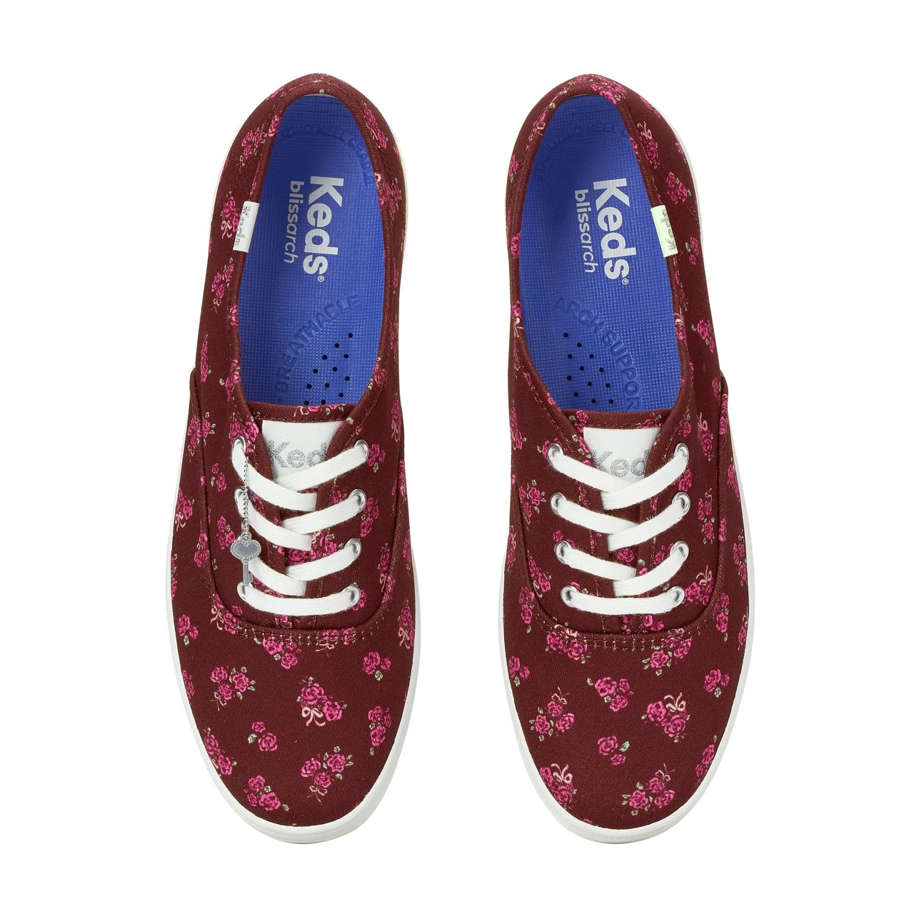 Champion Canvas Print Floral Lace-Up