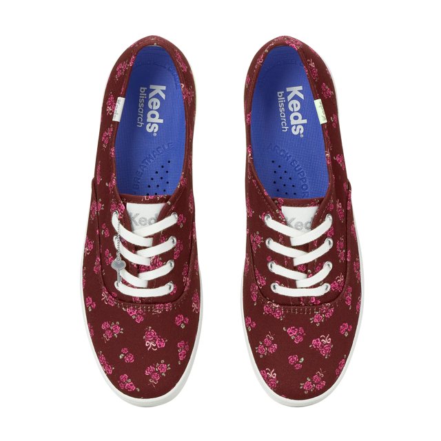 Champion Canvas Print Floral Lace-Up