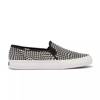 Double Decker Canvas Houndstooth Slip On Black view