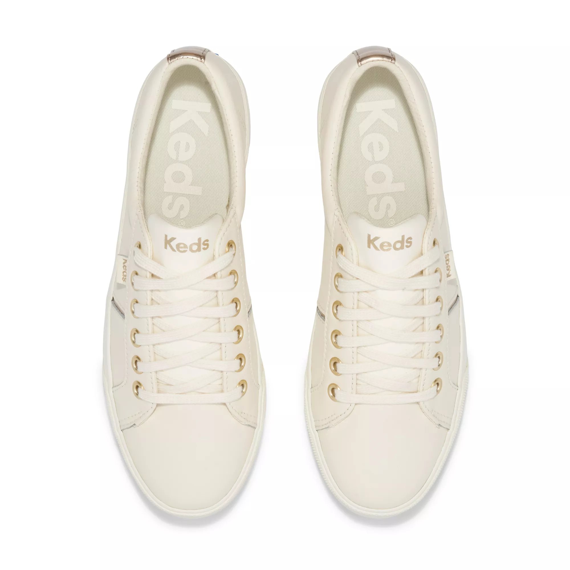 Jump Kick Duo Leather Metallic Lace Up