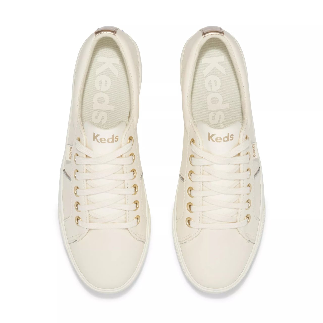 Jump Kick Duo Leather Metallic Lace Up