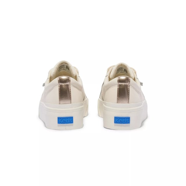 Keds Women's Egret Jump Kick Duo Metallic Leather Lace Up | KEDS