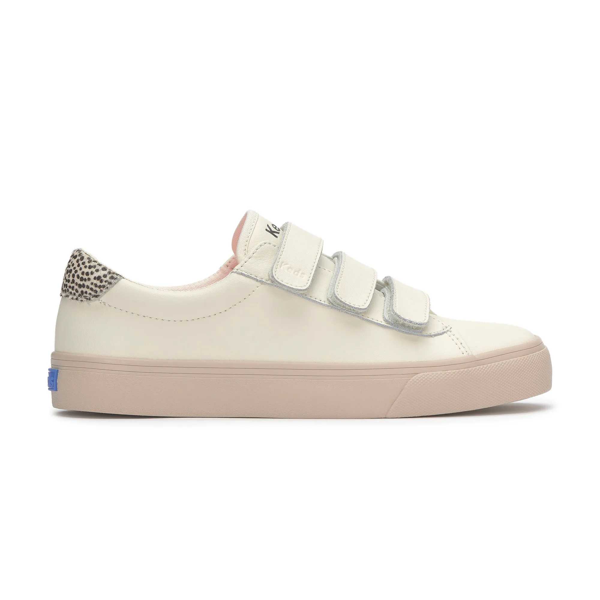 Keds Women's White Jump Kick Leather Alternate Closure | KEDS