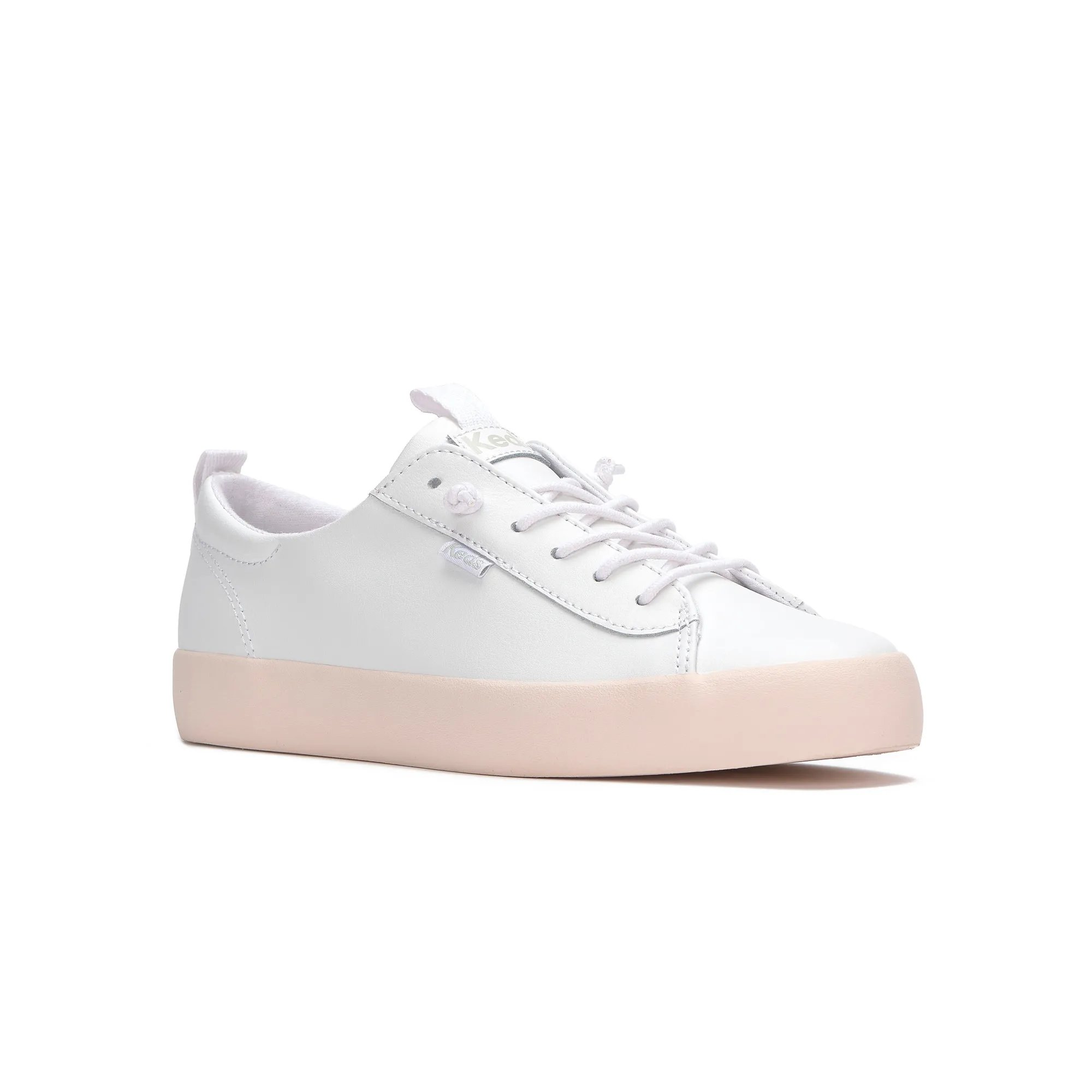 Kickback Leather Pop Foxing Slip On