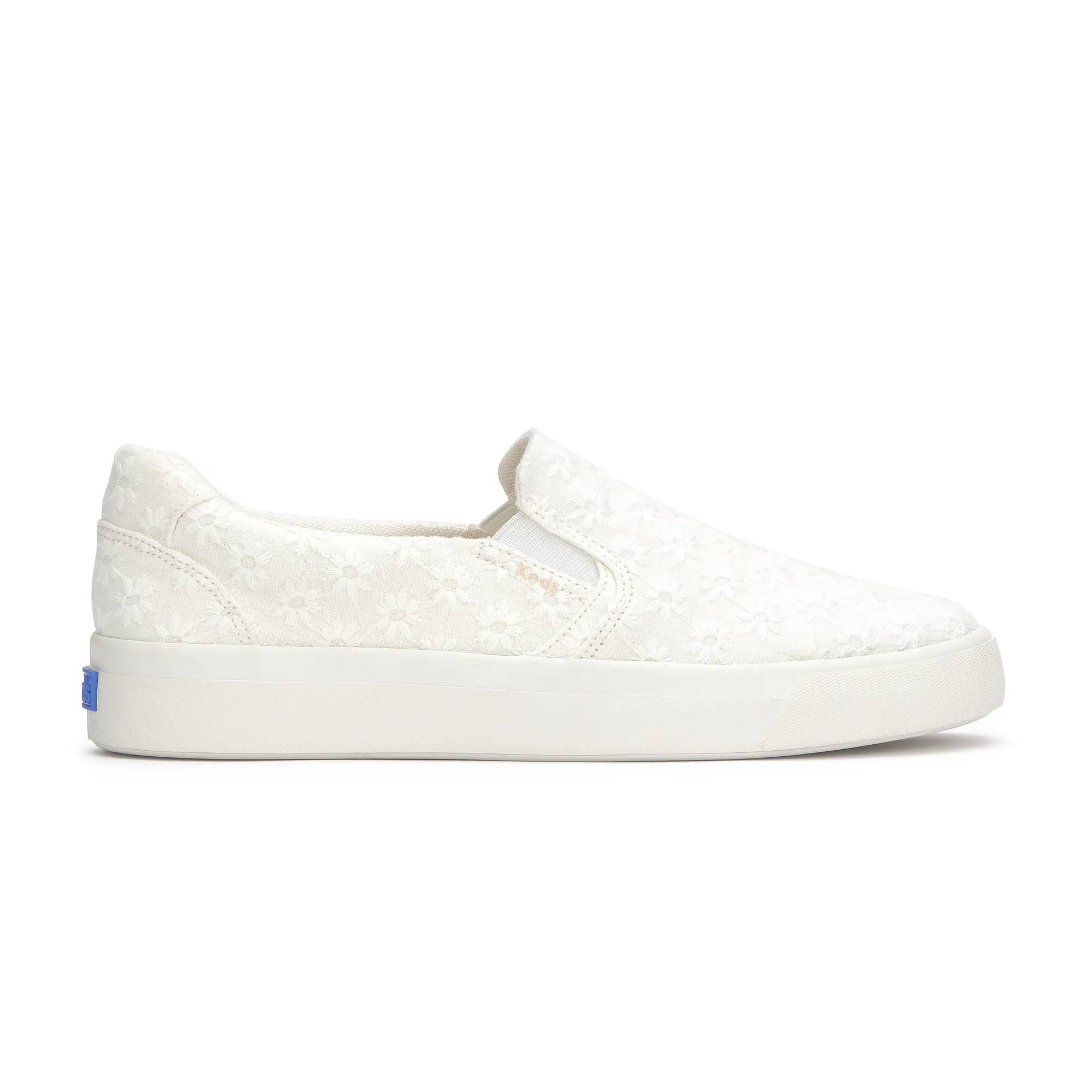 Pursuit Starburst Eyelet Slip On Snow White view