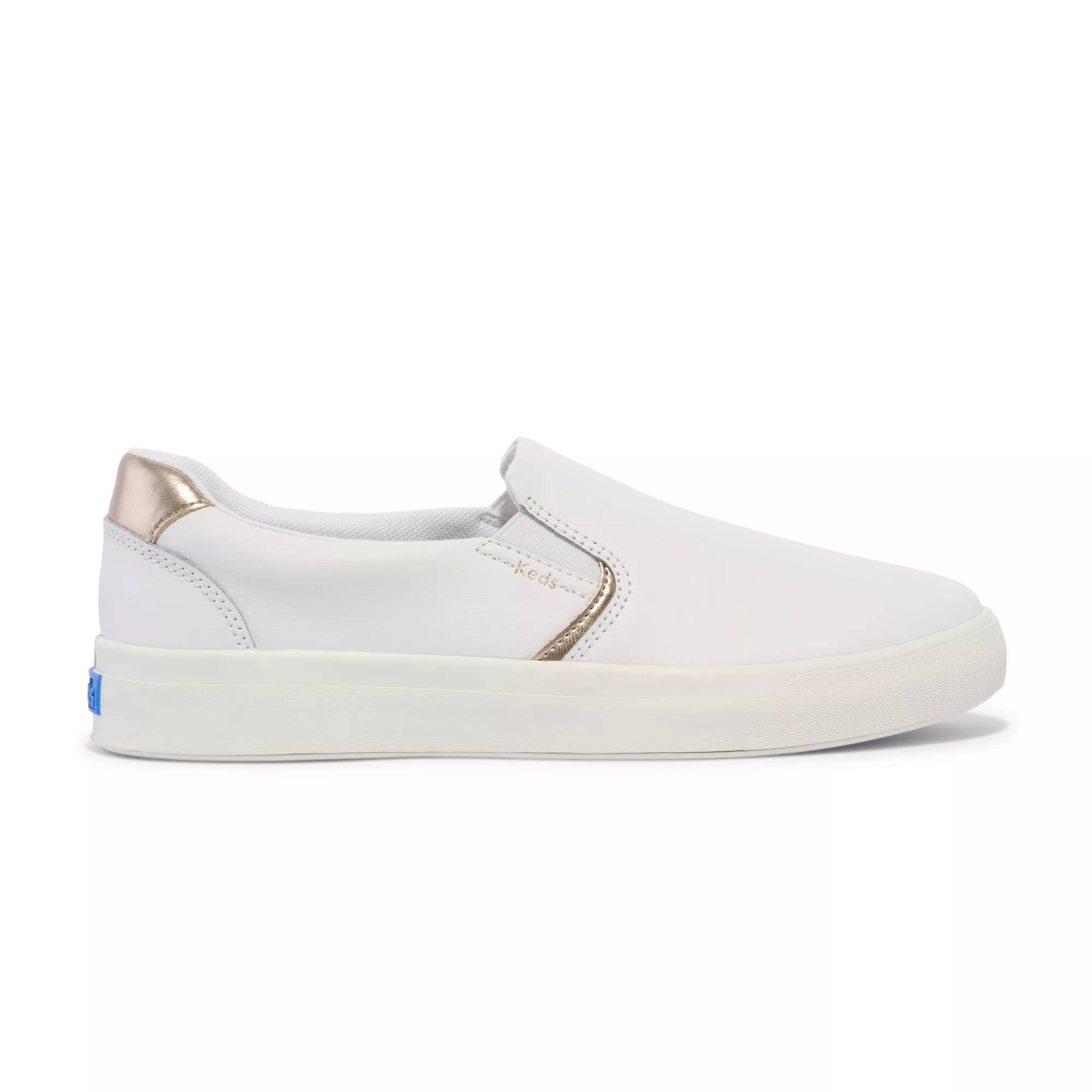 Pursuit Leather Slip On Egret/Champagne view