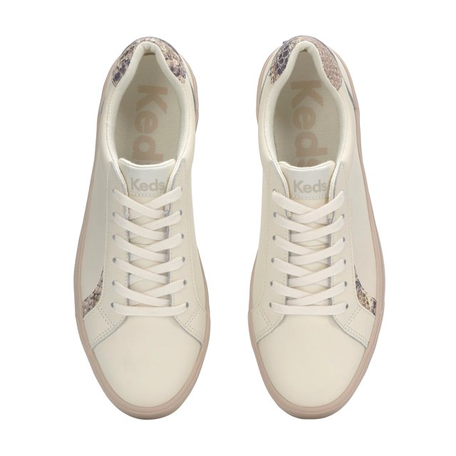 Pursuit Leather Denim Heel Lace Up