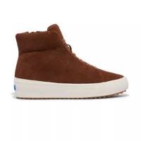 Remi Mid Zip Suede Bootie Dark Brown view