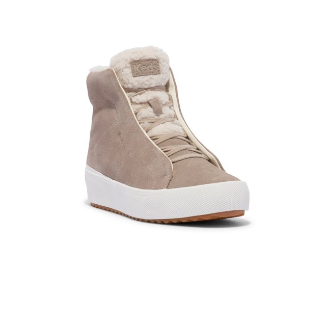 Keds Remi Mid Zip Suede Faux Fur Bootie - Free Shipping | KEDS