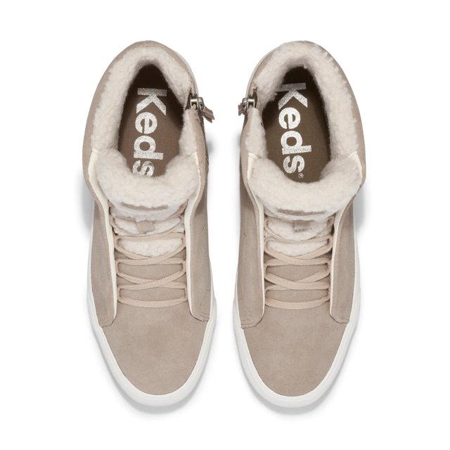Keds Remi Mid Zip Suede Faux Fur Bootie - Free Shipping | KEDS