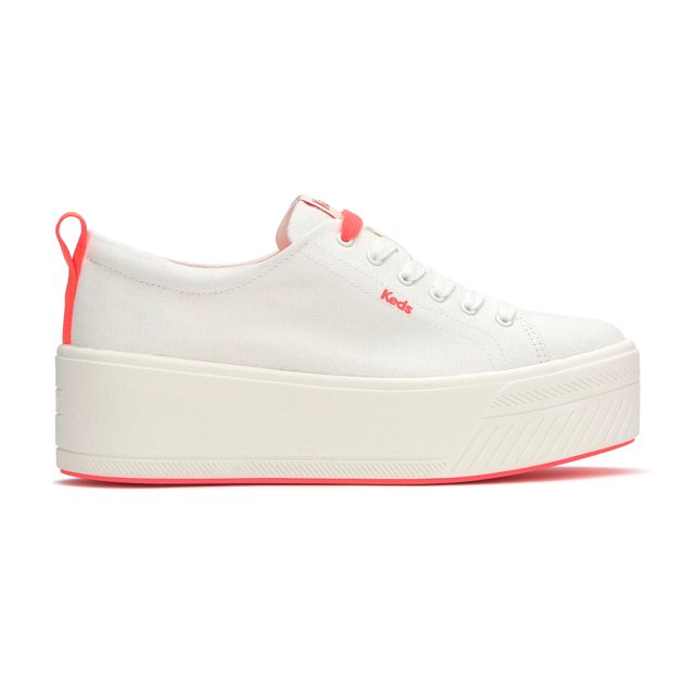Skyler Canvas Pop Outsole Lace Up