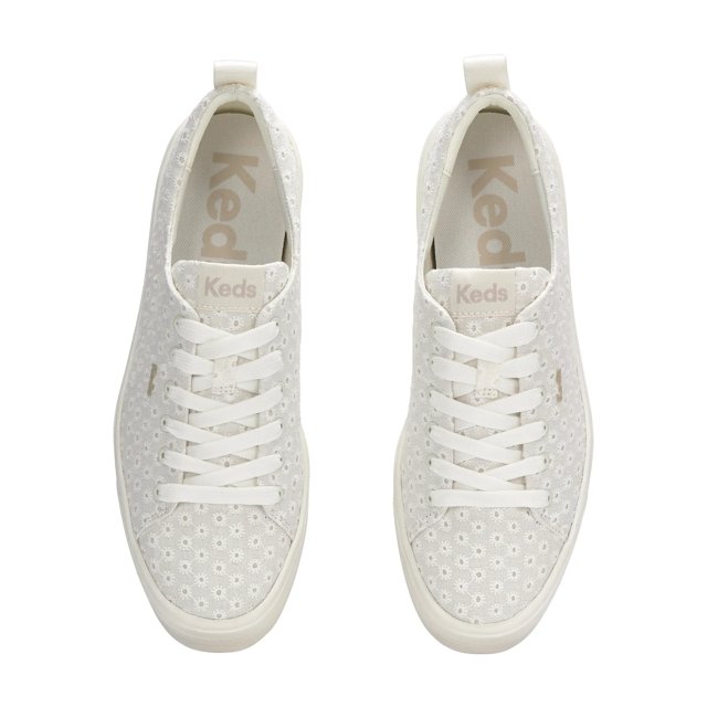 Skyler Daisy Eyelet Lace Up