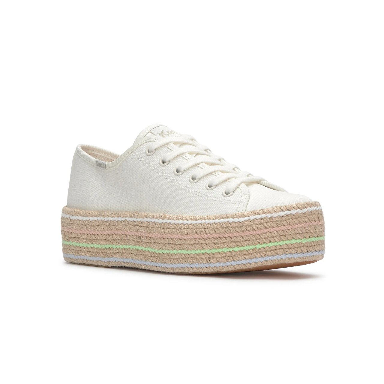 Triple Up Canvas Jute Foxing Lace Up