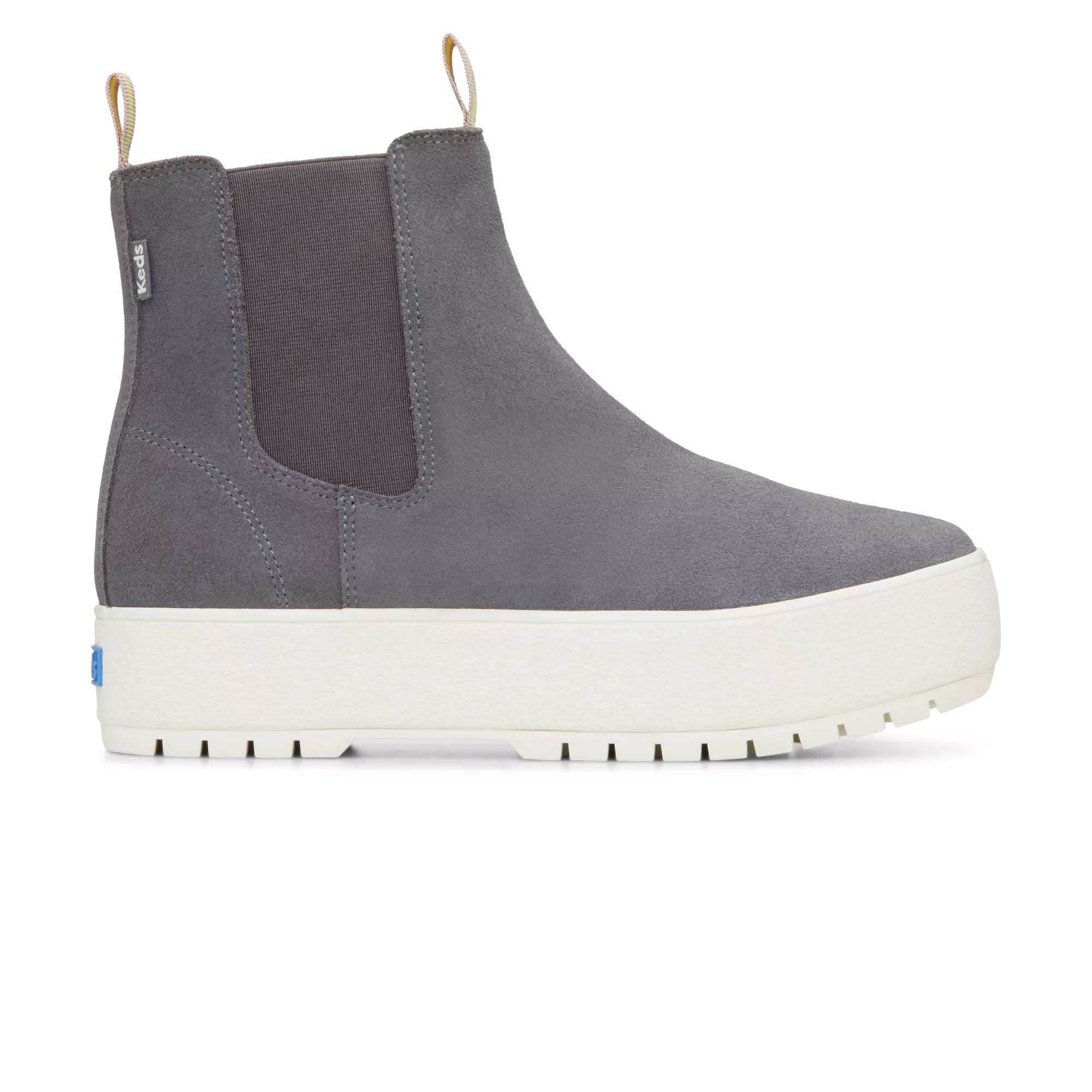 The Platform Chelsea Lug Boot Grey view
