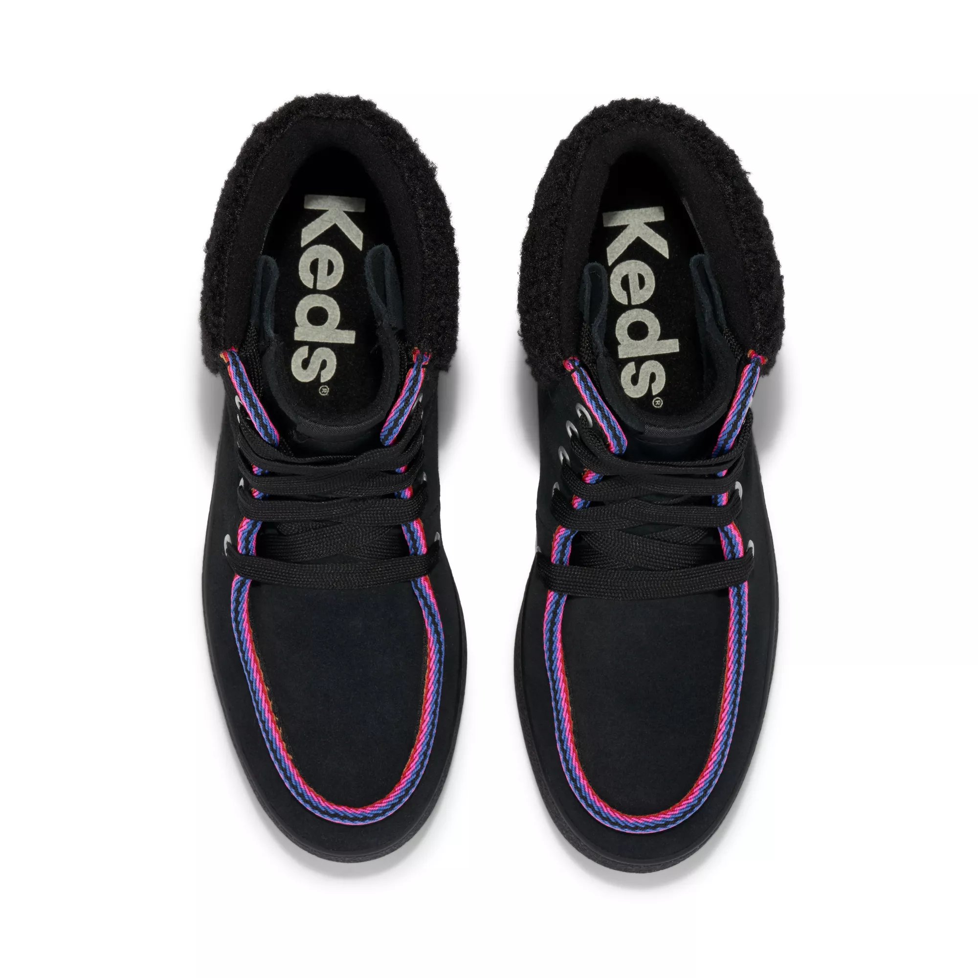 Explore Bootie Suede Pop Binding