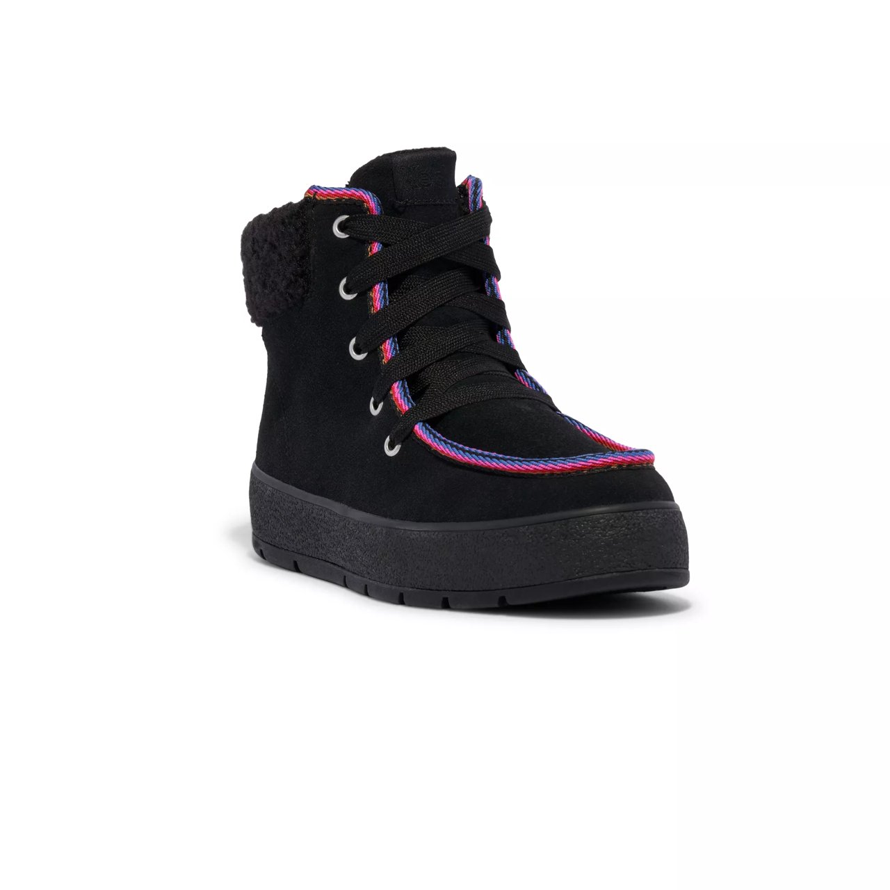 Explore Bootie Suede Pop Binding