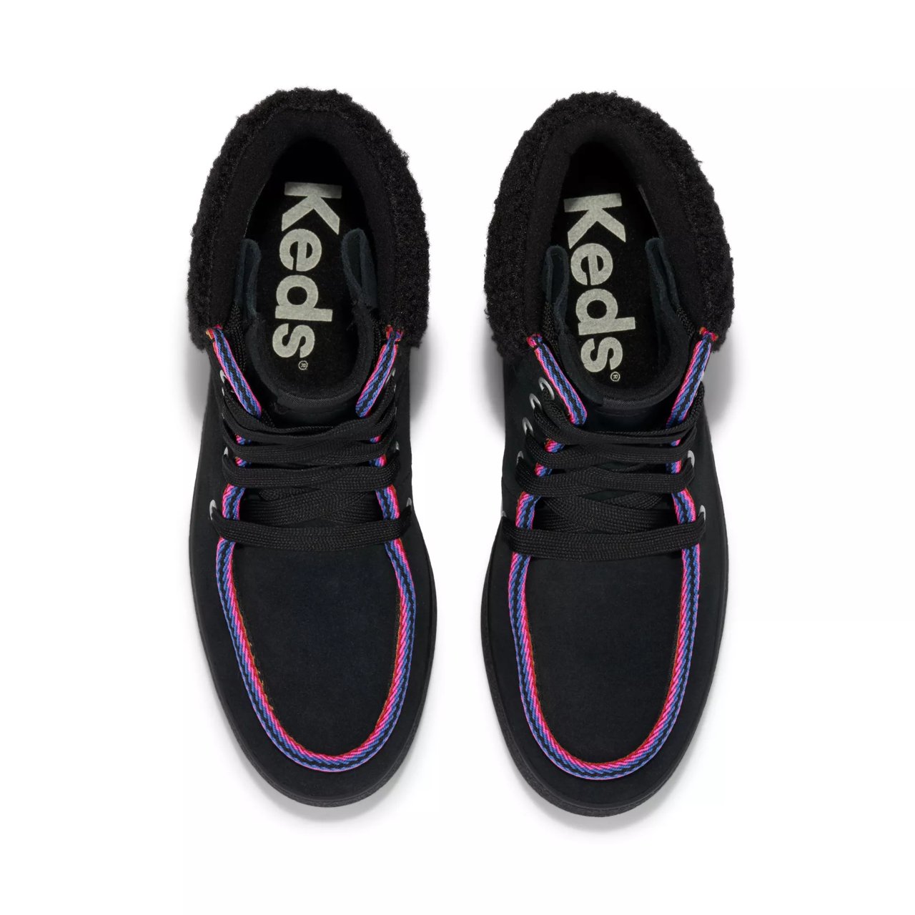 Explore Bootie Suede Pop Binding