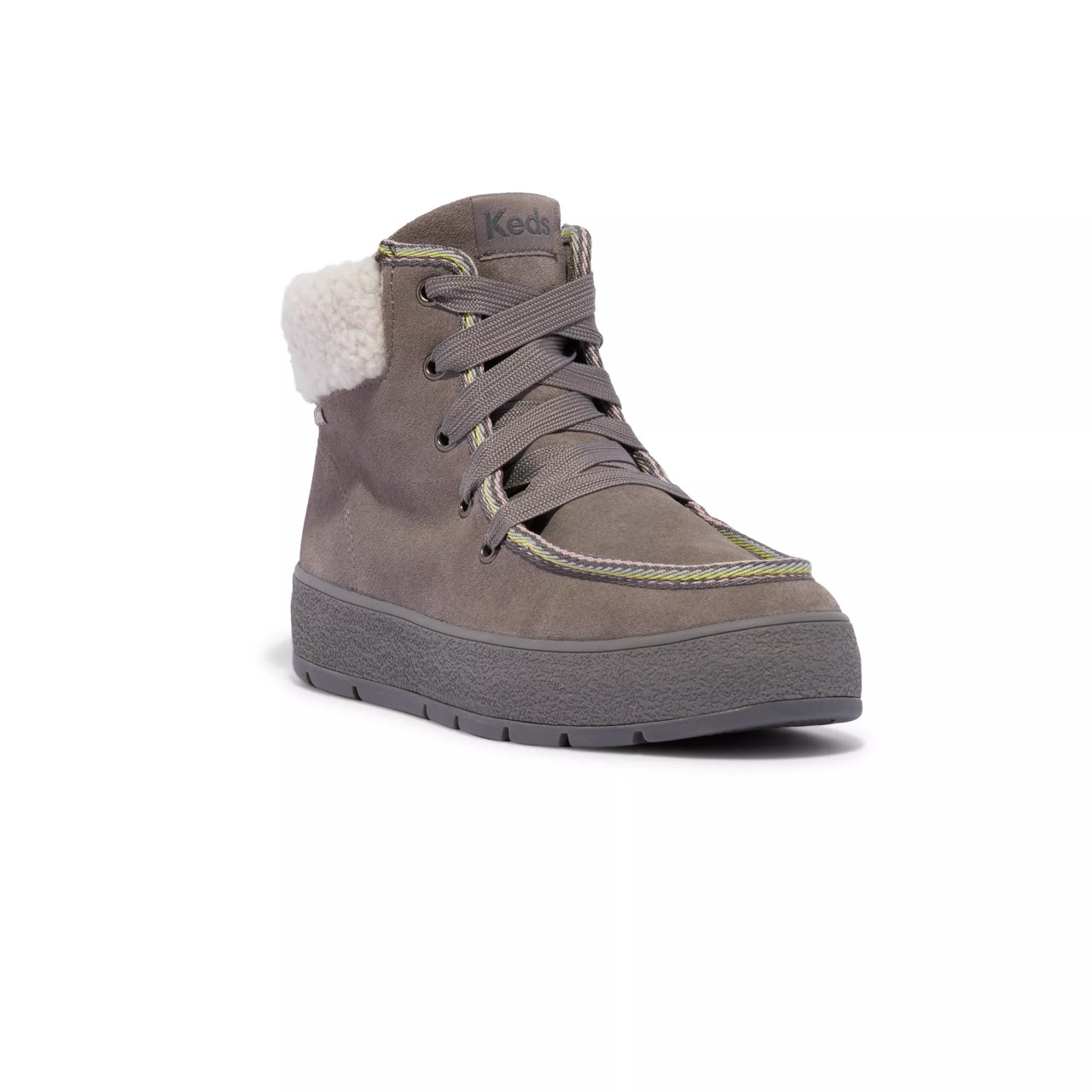 Explore Bootie Suede Pop Binding