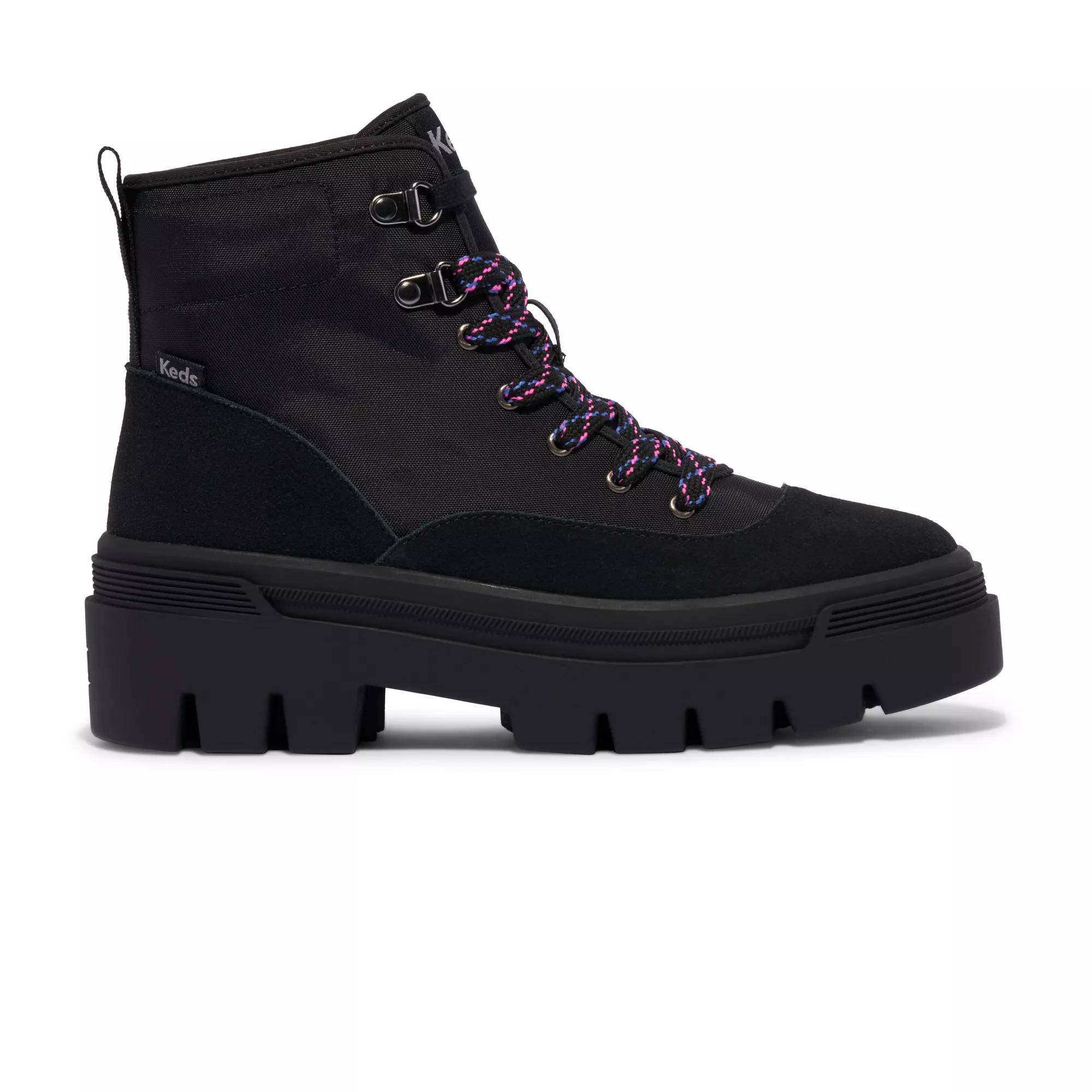 Soho Boot Nylon/Suede Black view