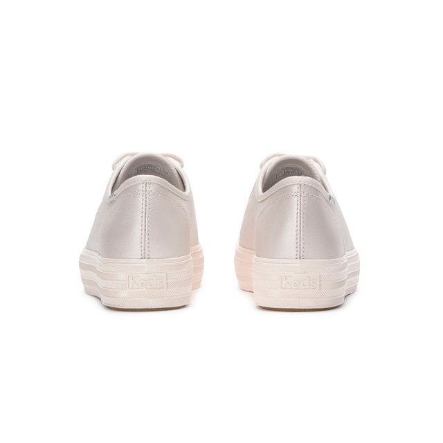 Keds Triple Kick Leather Pearlized Foxing Celebrations Lace Up