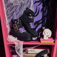 x Monster High™️ Soho Boot Animal Suede Black view