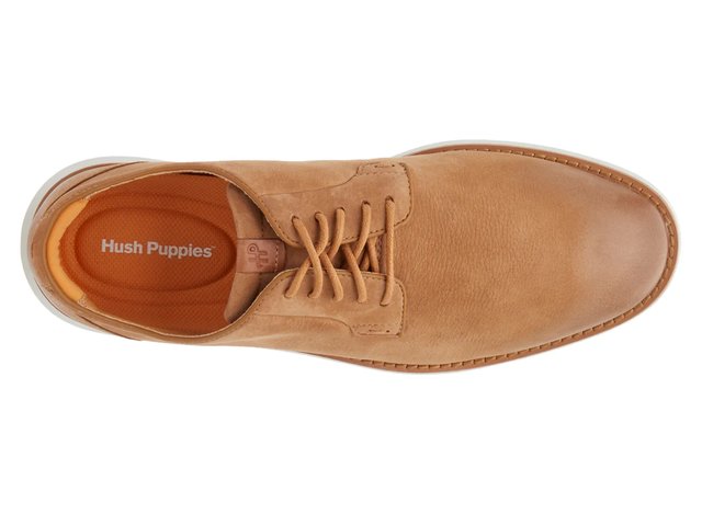 Hush Puppies Suede Oxfords Men’s Size 7.5 90s Hush Puppies Suede Oxfords: Tan Brown Lace-up Dress  main image 4