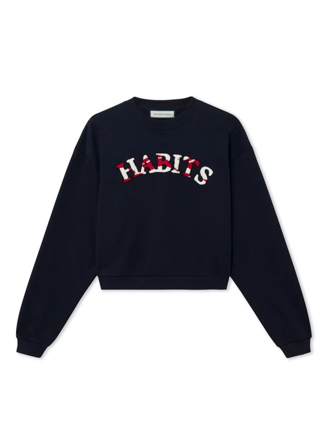 x Recreational Habits Cropped Crew