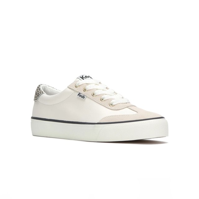 Jump Kick T-Toe Leather/Suede Hair Calf Heel Lace Up