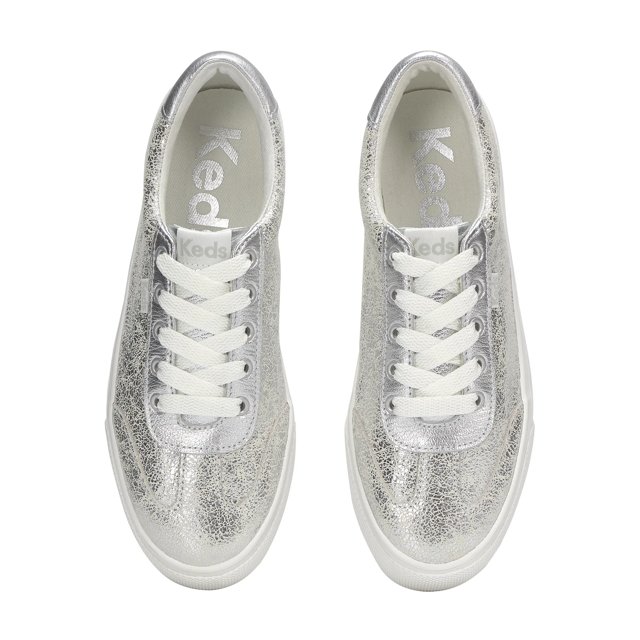 Jump Kick T-Toe Distressed Metallic Lace Up