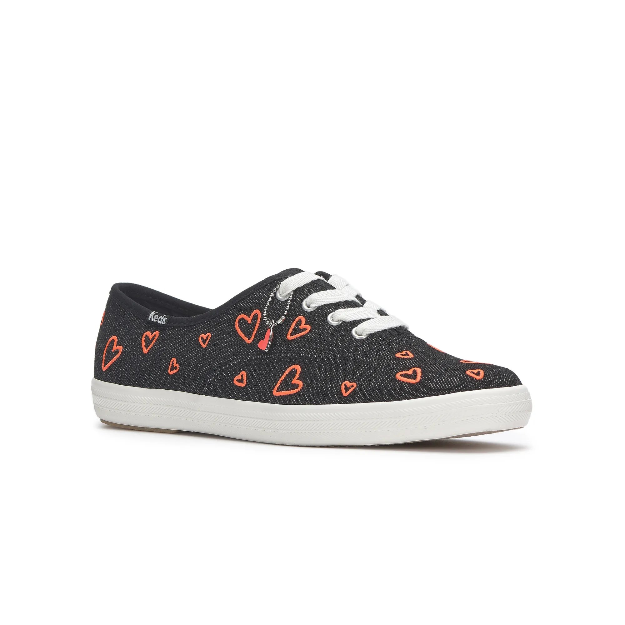 Champion Denim Heart Embroidery Lace Up