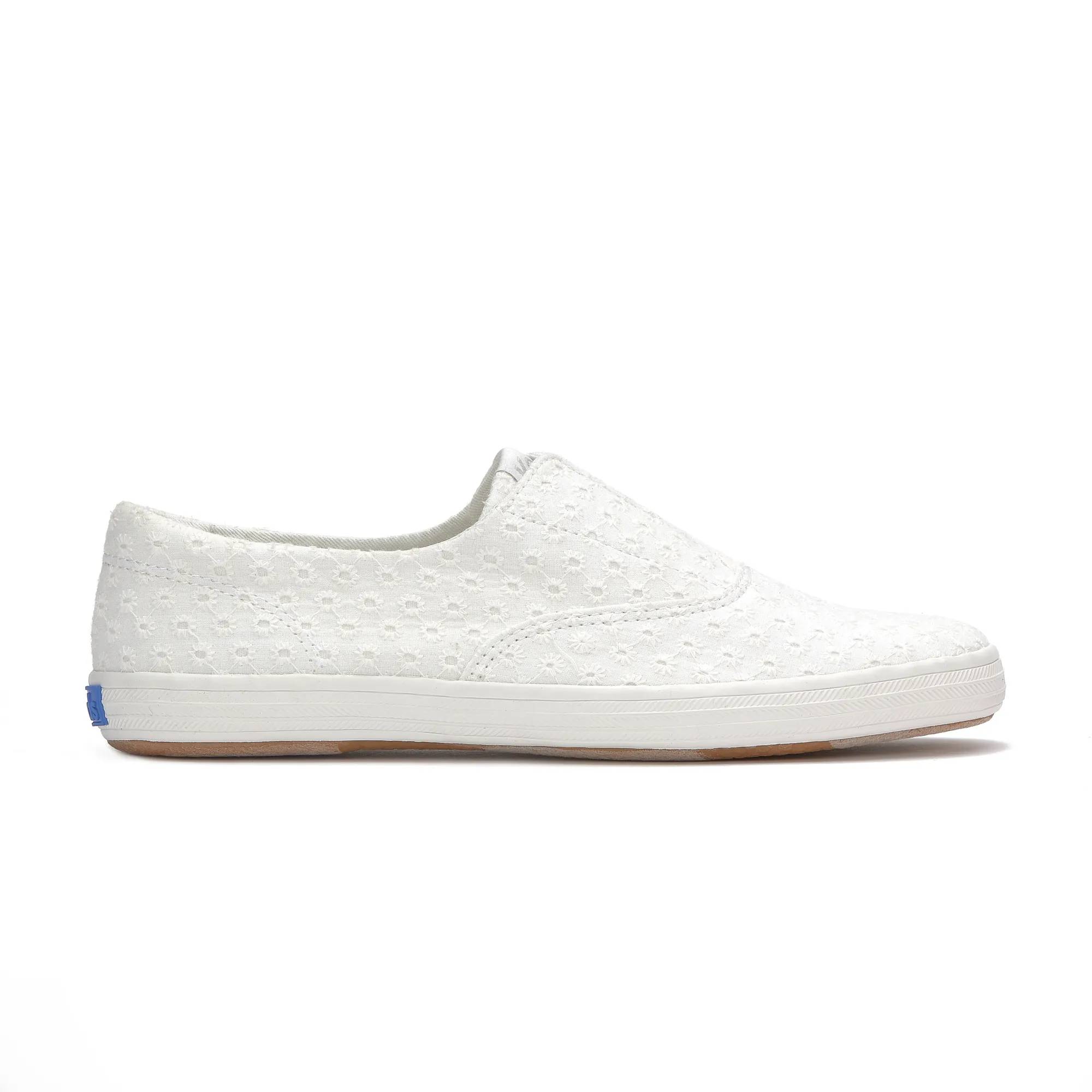 Champion Round Toe Daisy Eyelet Slip On Snow White view