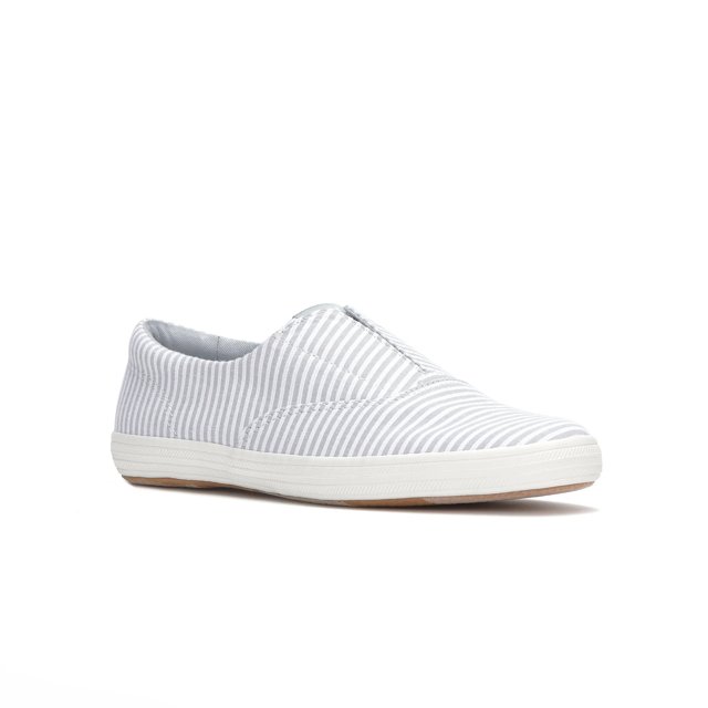 Champion Round Toe Ticking Stripe Slip On