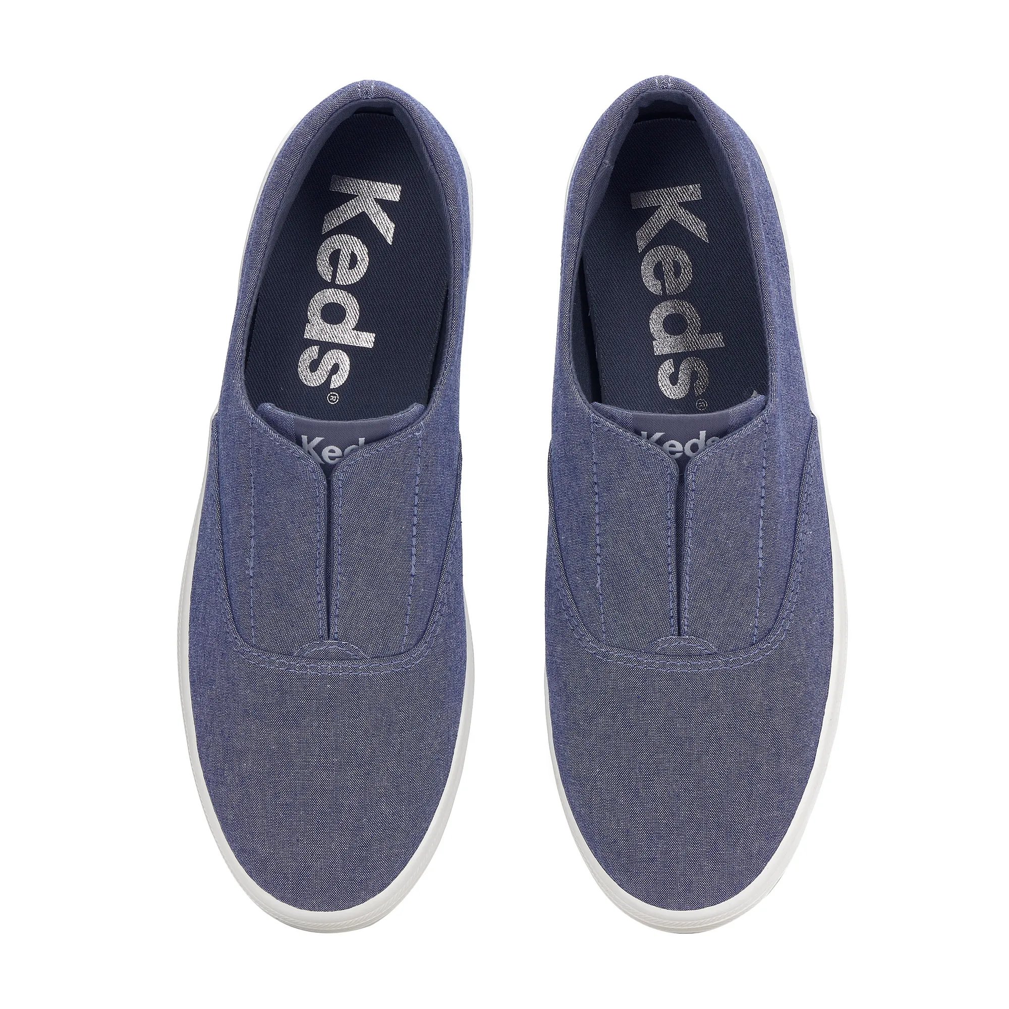 Champion Round Toe Chambray Slip On
