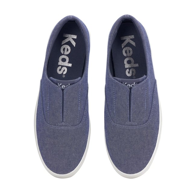 Champion Round Toe Chambray Slip On