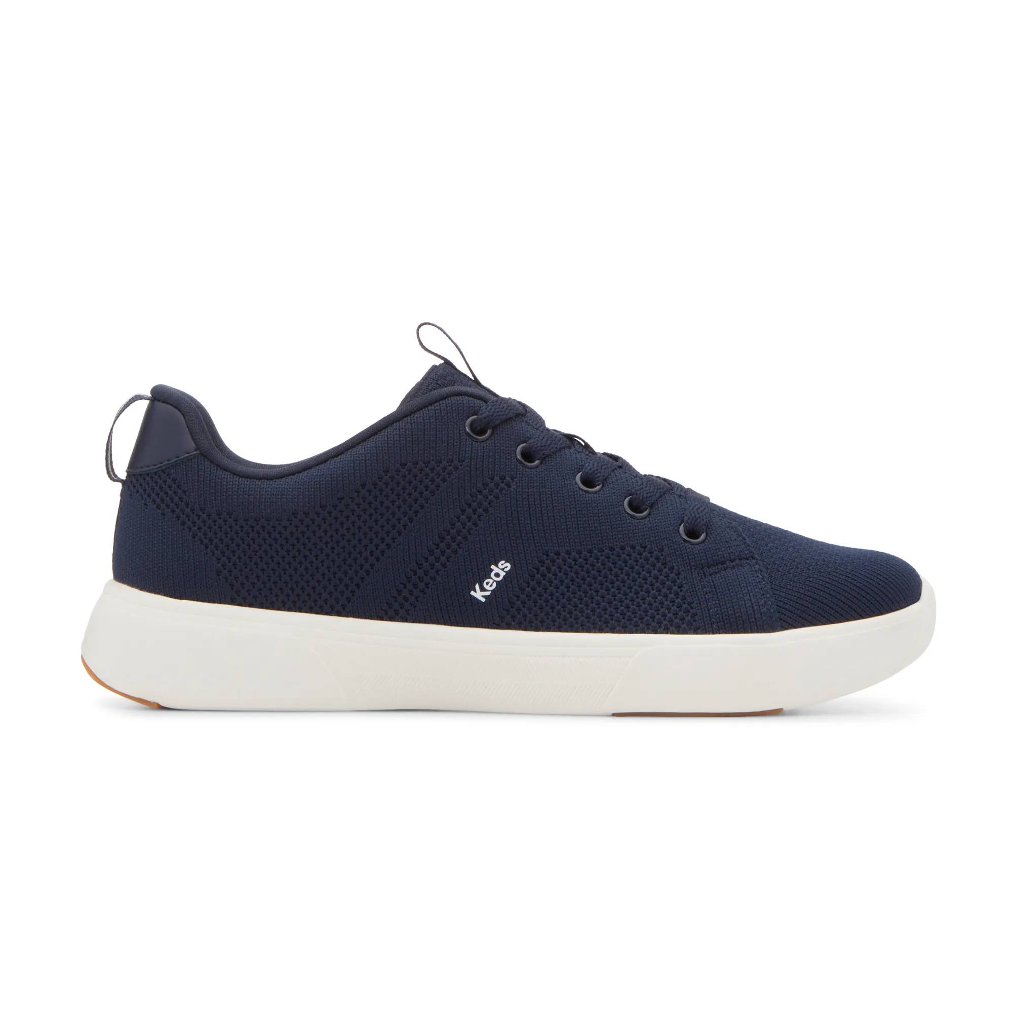 BlissWalk Knit Lace Up Navy view