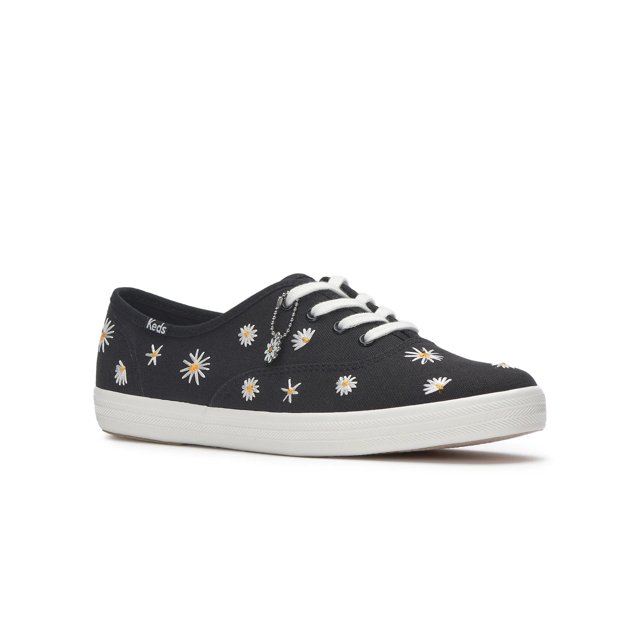 Champion Canvas Daisy Embroidery Lace Up