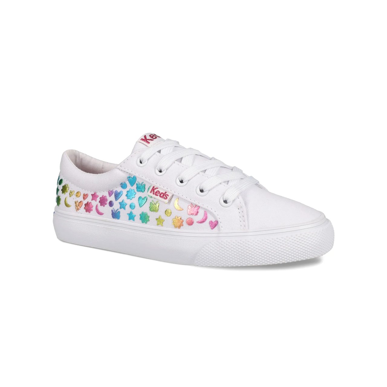Big Kids Jump Kick Studded Foil Lace Up