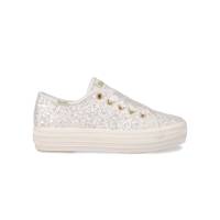 Big Kids Triple Up Glitter Celebrations Lace Up Off White view