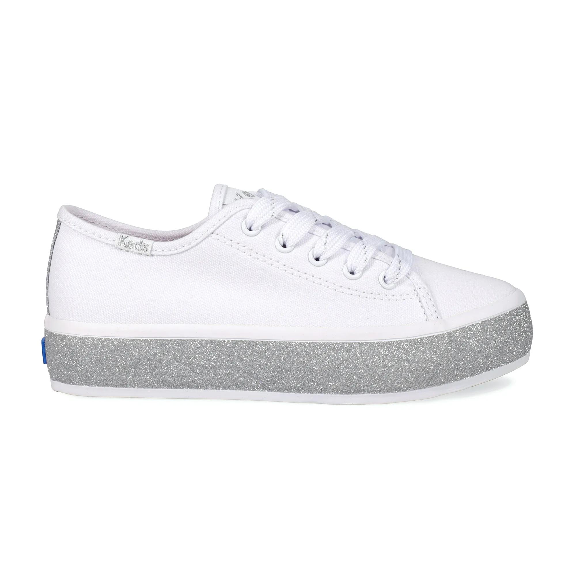 Keds Big Kids Triple Up Glitter Foxing Lace Up - Free Shipping | KEDS