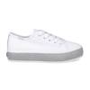 Big Kids Triple Up Glitter Foxing Lace Up White view