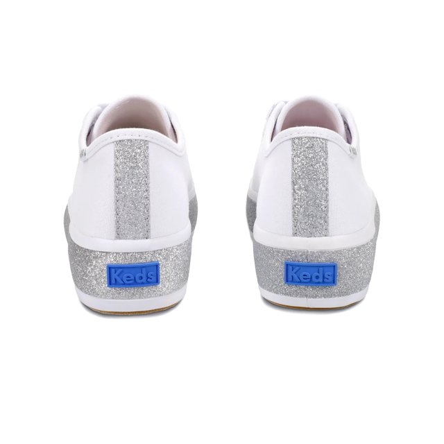 Keds Big Kids Triple Up Glitter Foxing Lace Up - Free Shipping | KEDS