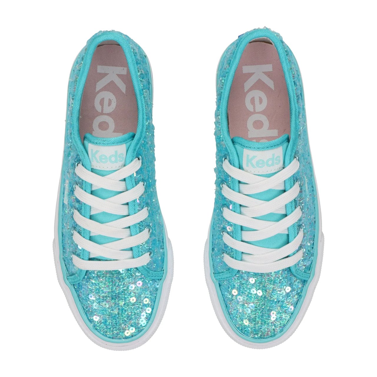 Big Kids Jump Kick Sequins Lace Up
