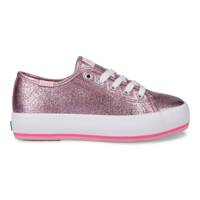 Big Kids Triple Up Bottom Stripe Lace Up Fuchsia view